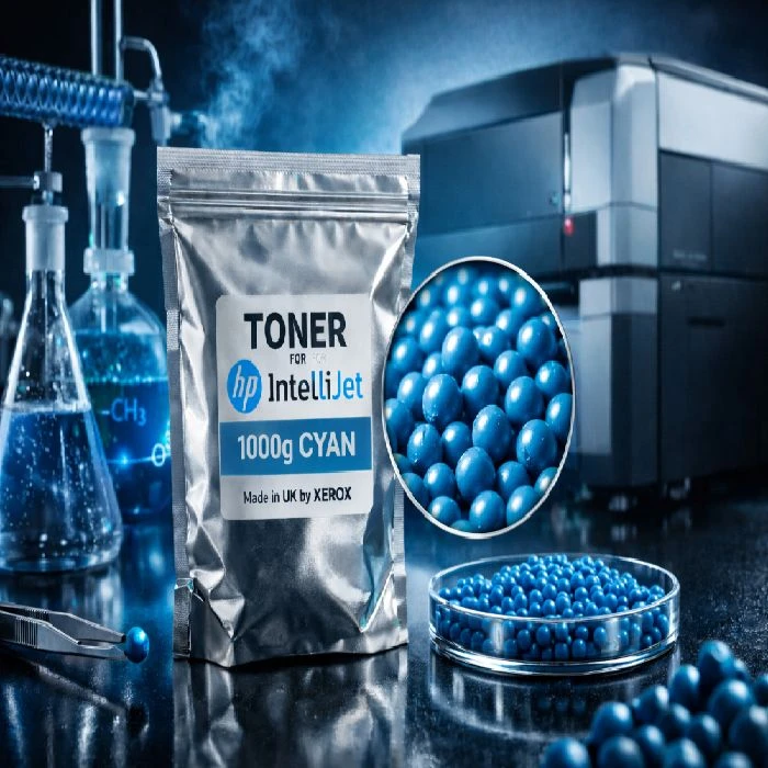 Toner v vreči za HP IntelliJet serijo kartuš 1000g Cyan